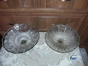 2 вазочки для фруктов. советские, прочные. 1 шт 300с