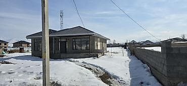 Продаю недостроенный дом в городе Каракол участок 15соток, имеется