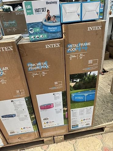 совы: Надувные и каркасные бассейны Bestway и Intex - Типы: Fast Set — 7