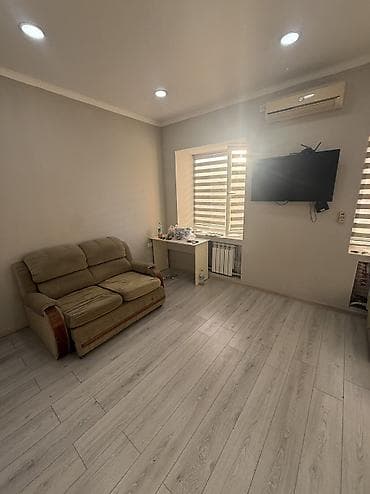 квартира бишкек 2 комнаты: 2 комнаты, Риэлтор, Без подселения, С мебелью полностью — 1