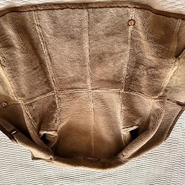 женские дублёнки: Дубленка, Классическая модель, L — 4