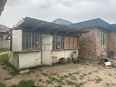 Металлический киоск/павильон с витринными решётками - Габаритный