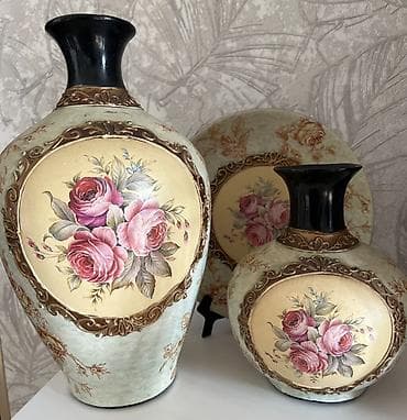 Вазалар: Шикарный набор для декора комнаты, Япония. большая ваза - 35см — 1