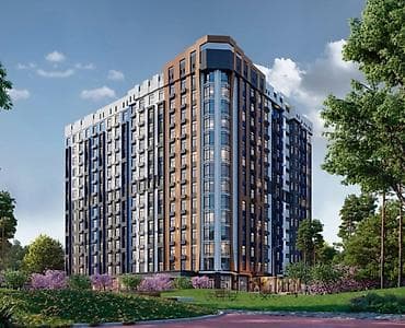Квартиры: 2 комнаты, 74 м², Элитка, 9 этаж, Готовая ПСО (под самоотделку) — 1