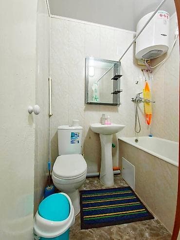 вагон сокулук: 1 бөлмө, 40 м², 105-серия, 4 кабат, Косметикалык ремонт — 1