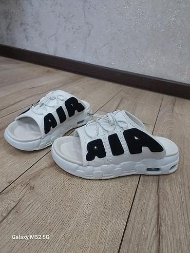 макаси мужские: Мужские сандалии, 38, 38.5, 39, Nike, Новый, цвет - Белый, Самовывоз — 1