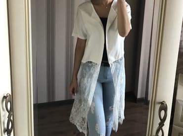 тёплое болеро: Продаю очень нежную,легкую накидку,качество отличное — 1