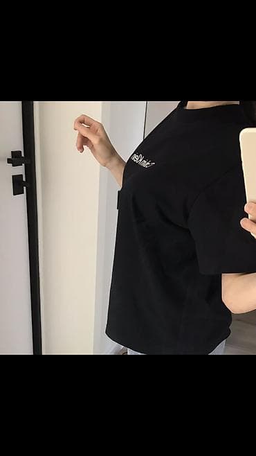 armani code: Футболка, Оверсайз, США, Calvin Klein, Хлопок, Б/у, S, M — 3