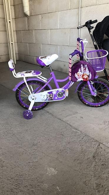 Детские велосипеды 1) Велосипед для девочки с дизайном «Холодное