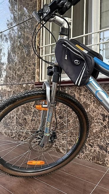 вилка амортизационная: Горный велосипед, Aspect, Алюминий, Б/у — 7