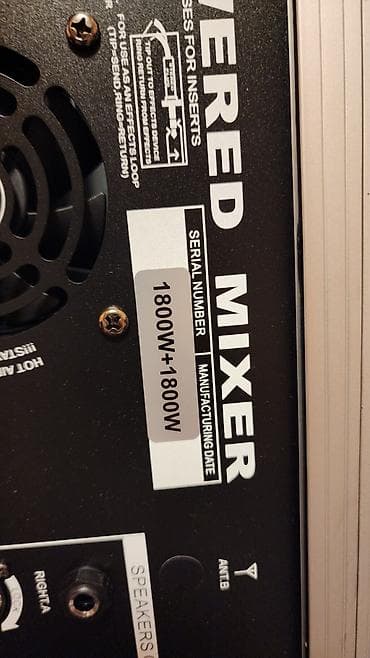 Микшерные пульты: Новый, Концертный, Без усилителя, Разъем: XLR, Есть эквалайзер — 5