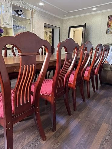 office table: Стол и стул для зала, Б/у, Платная доставка, Самовывоз, цвет - Коричневый — 8