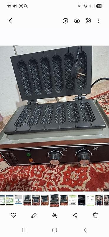 studio display: Профессиональная электрическая машина для выпечки «корн-догов»/вафель — 3