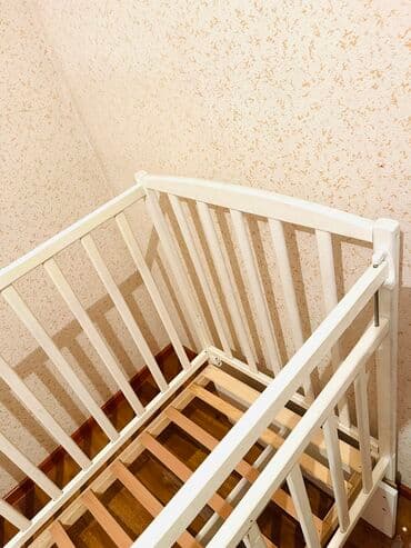 спальные гарнитуры ош: Манеж из дерева 
Состояние хорошее 
Качается — 5