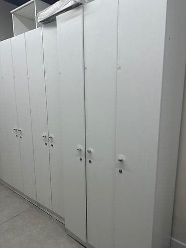 Чечинүүчү жайга шкафтар: Кийим чечүүчү жай үчүн шкаф, ЛДСП — 4