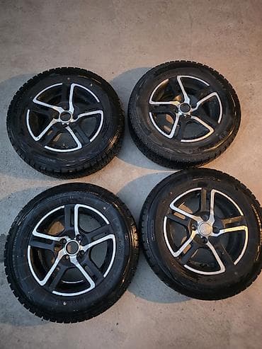 Колеса в сборе 185 / 70 / R 14, Всесезонная, Б/у, Комплект, Легковые, Литые, отверстий - 4