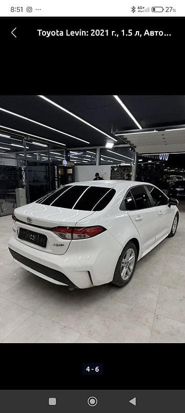хундай самсунк: Toyota Levin: 2021 г., 1.5 л, Автомат, Бензин, Седан — 4