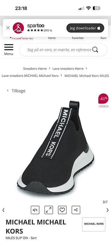 cactus jack: Кроссовки, 37, Michael Kors, Новый, цвет - Черный — 3