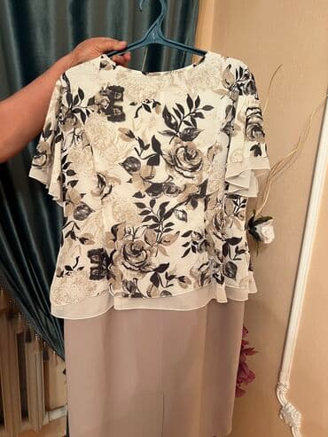 дордой большие размеры: Турецкий размер 50 
Платье Турция 
В отличном состоянии 
Цена 2000 — 3