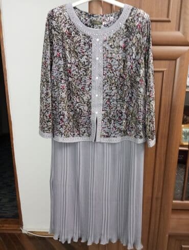 штапель узбекский фасоны платьев для дома: Продаю-новое красивое платье размер 48-50 имитация -костюма- верх из — 1