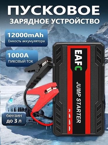 степ эреф 1: Пусковое зарядное устройство EAFC Jump Starter + беспроводной — 1