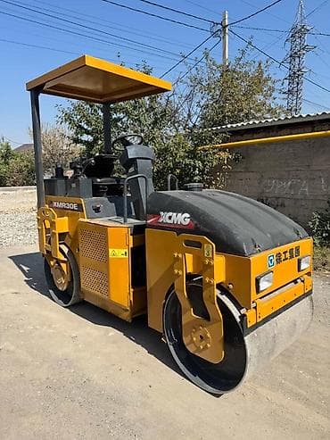 мото электрические: Двухвальцовый дорожный каток XCMG XMR30E 3.тонник - Тип: вибрационный — 1