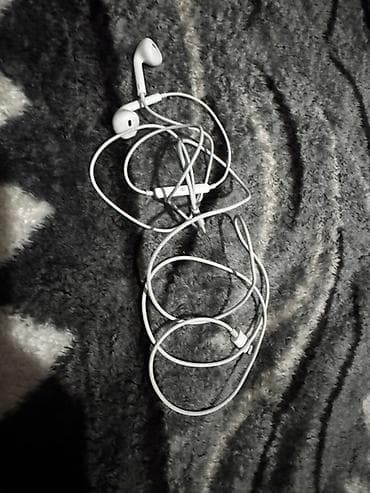 Вкладыши, Apple, Б/у, Проводные, Классические