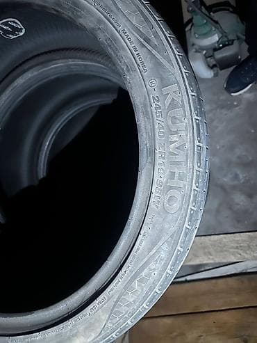 скоростя: Шины 245 / 40 / R 19, Лето, Б/у, Комплект, Легковые, Корея, Kumho — 1