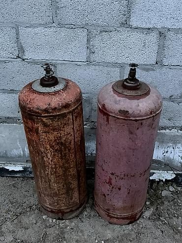 Бытовой газовый баллон, Наполнение: Пропан, Б/у, В розницу