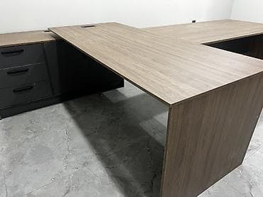 Мебель: Комплект офисной мебели, ДСП, цвет - Коричневый — 5