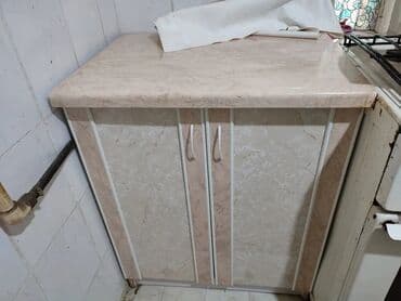 кухонный горнитур бу: Кухонный гарнитур, Б/у, цвет - Бежевый, Самовывоз — 6