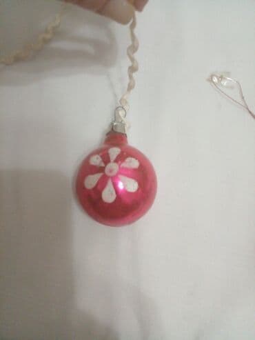 декоративный форма: Новогодние ёлочные игрушки (набор стеклянных шаров) - Материал — 3