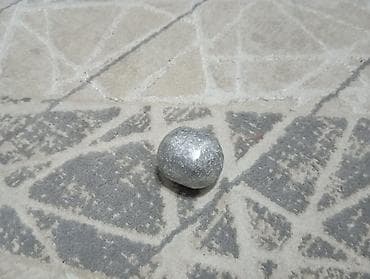 новогодние: Декоративный шар из фольги, ручная работа - Материал: алюминиевая — 1