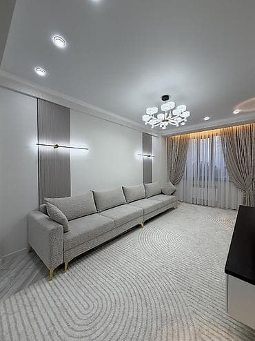 токмок квартиры продажа: 2 комнаты, 60 м², Элитка, 5 этаж, Дизайнерский ремонт — 3