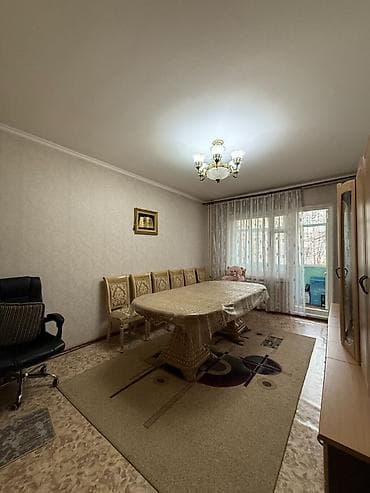 3 комнаты, 62 м², Кок-Жар мкр 105 серия, 2 этаж, Евроремонт — 1