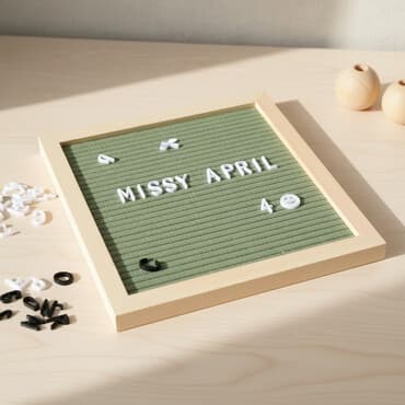 ЦЕНА по акции 1200с Декоративная Войлочная доска с буквами