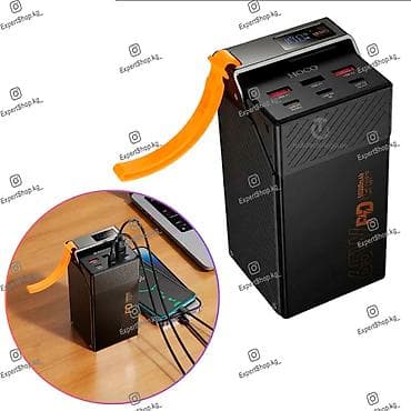 hub type c: Портативный повербанк Hoco DB100A, универсальный внешний аккумулятор с — 3
