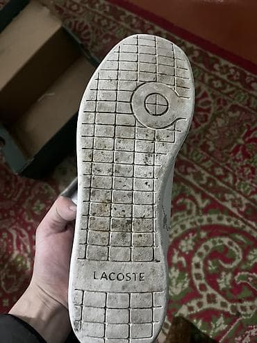 Босоножки, сандалии, шлепанцы: Мужские кроссовки, 39.5, Lacoste, Новый, цвет - Белый, Самовывоз — 6