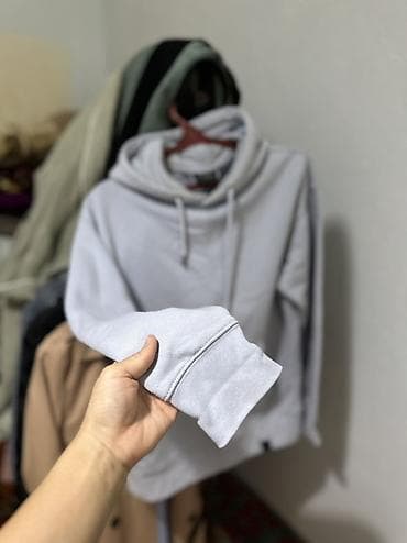 tech flecee: 2 вещи толстовки Худи Pull&Bear И H&M розовая - Модель — 1