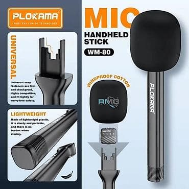wireless microphone: PLOKAMA WM-80 — беспроводной комплект для записи интервью и блогинга — 1