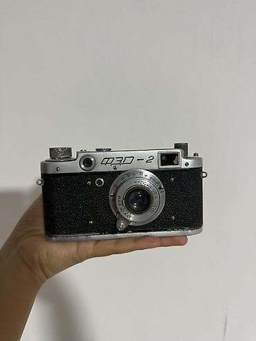 Фотокамера ФЭД-2 с объективом Индустар-26М 50 мм f/2.8 (резьба М39) at lalafo.kg Фотокамера ФЭД-2 с объективом Индустар-26М 50 мм f/2.8 (резьба М39)