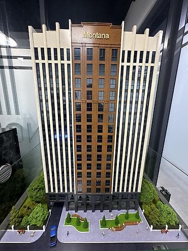 kant flat: 1 комната, 55 м², Элитка, 6 этаж, Готовая ПСО (под самоотделку) — 1