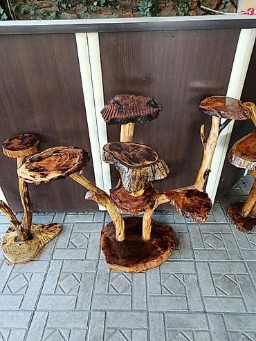 cloth hanger: Полка, этажерка для цветов, Дерево — 1