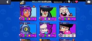 brawl: Аккаунт Brawl Stars - Трофеи: 37 909 (рекорд 37 920), Лига клубов — 3