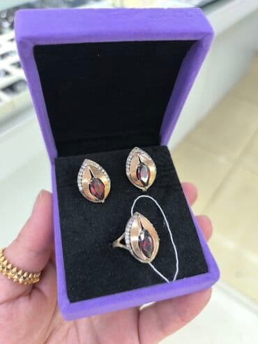 свадебные наборы ручной: Набор украшений, Проба 925, Женские, Новый — 3