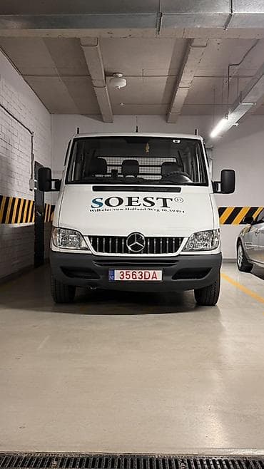 спринтер бортовй: Легкий грузовик, Mercedes-Benz, Дубль, 1,5 т, Б/у — 6