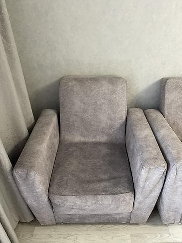 2 этажный диван: Комплект мягкой мебели, Б/у, Самовывоз, Платная доставка, цвет - Серый — 4