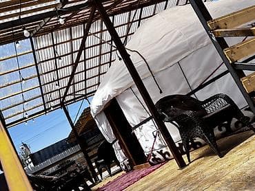Спорт жана хобби: Юрта с крытой террасой и мебелью в Чолпон-Ате - Традиционная круглая — 8