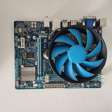 Материнская плата для ПК, Б/у, Gigabyte, LGA1155, Micro-ATX