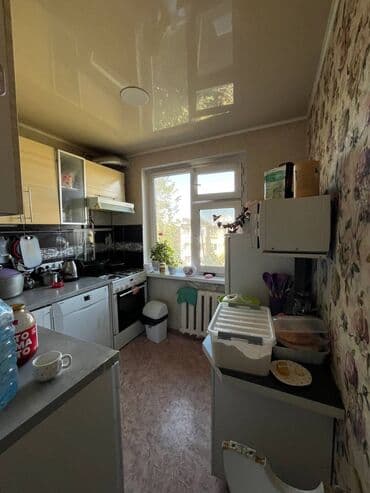 квартиры в золотом квадрате бишкек: 3 комнаты, 58 м², 104 серия, 5 этаж, Евроремонт — 4